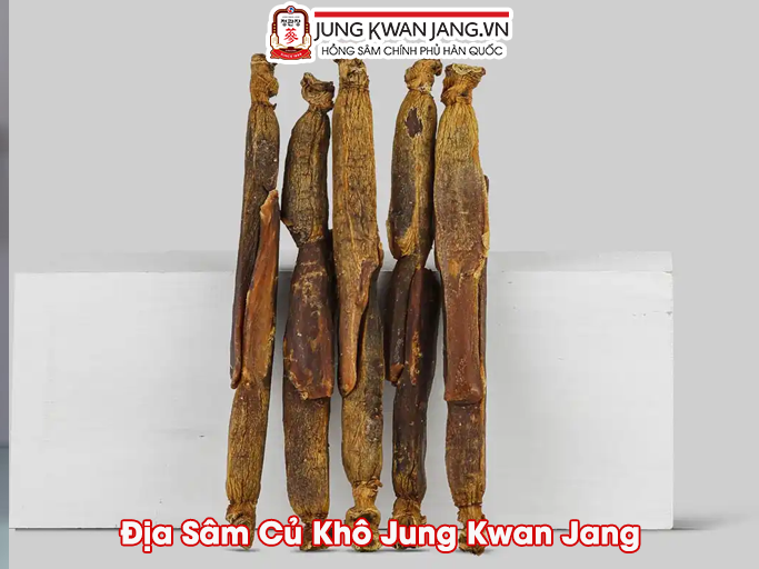Củ địa sâm khô chính phủ jung kwan jang