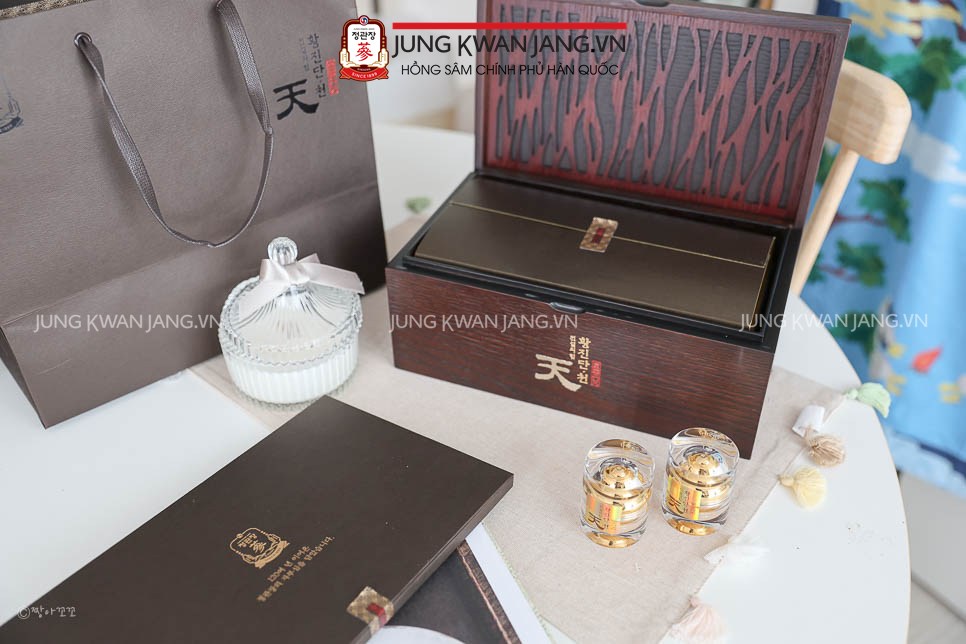 Hình ảnh Viên Thiên Sâm Linh Đan Jung Kwan Jang chính hãng Hàn Quốc
