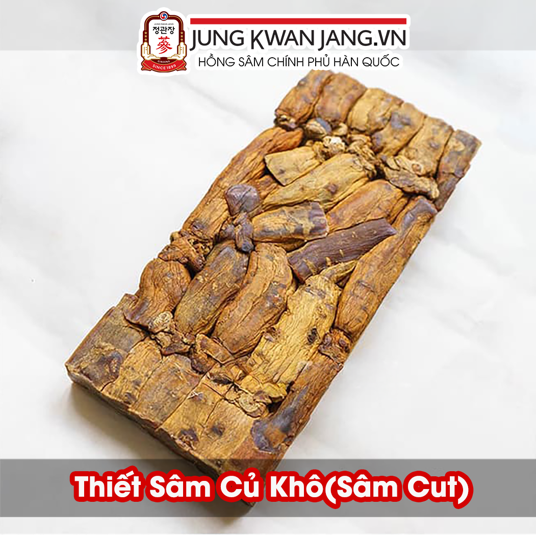 Hình Ảnh Chi Tiết Thiết Sâm Củ Khô Chính Phủ KGC Jung Kwan Jang
