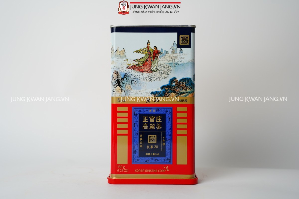 Hộp Hồng Sâm Lương Sâm Jung Kwan Jang 150g Số 20 – Hồng sâm 6 năm tuổi Hàn Quốc