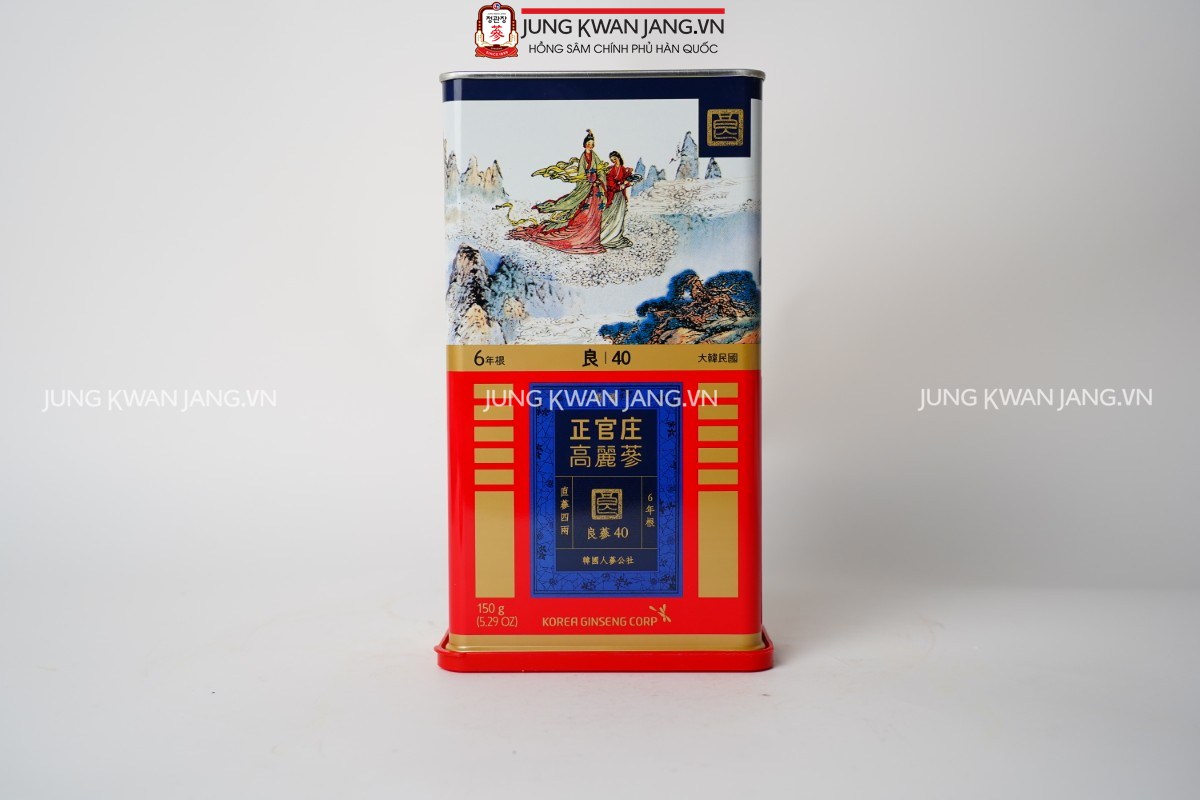 Hộp Hồng Sâm Lương Sâm Jung Kwan Jang 150g Số 40 – Hồng sâm 6 năm tuổi Hàn Quốc