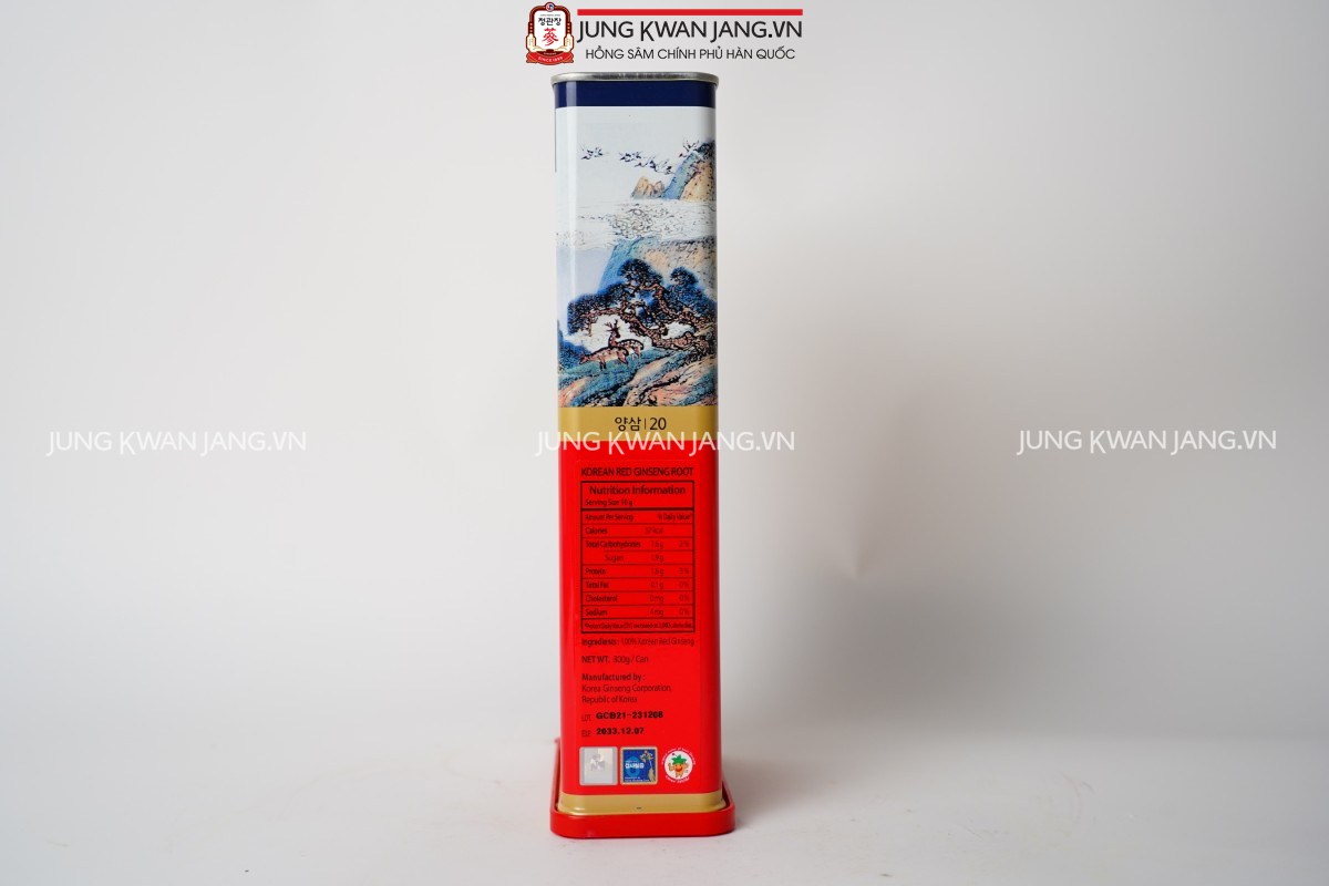 Hồng Sâm Jung Kwan Jang 300g Số 20 – Quà biếu sức khỏe sang trọng, chính hãng Hàn Quốc