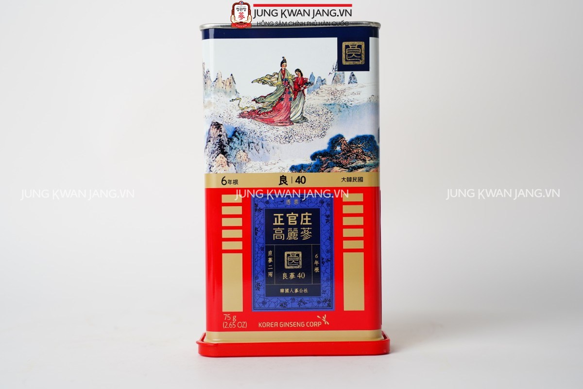 Sản phẩm Hồng Sâm Củ Khô Jung Kwan Jang 75g, bổ dưỡng, chất lượng Hàn Quốc