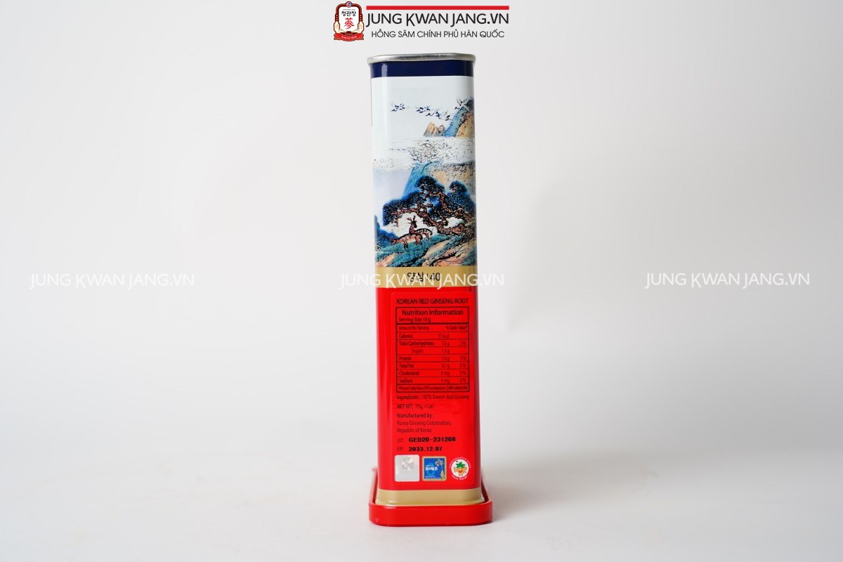 Hộp Hồng Sâm Lương Sâm 75g Jung Kwan Jang số 40, dùng làm quà tặng sang trọng