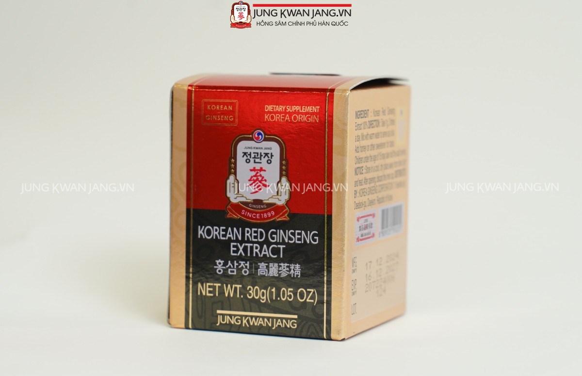 Hộp Tinh Chất Cao Hồng Sâm Jung Kwan Jang 30g – Bồi bổ sức khỏe, tăng cường đề kháng