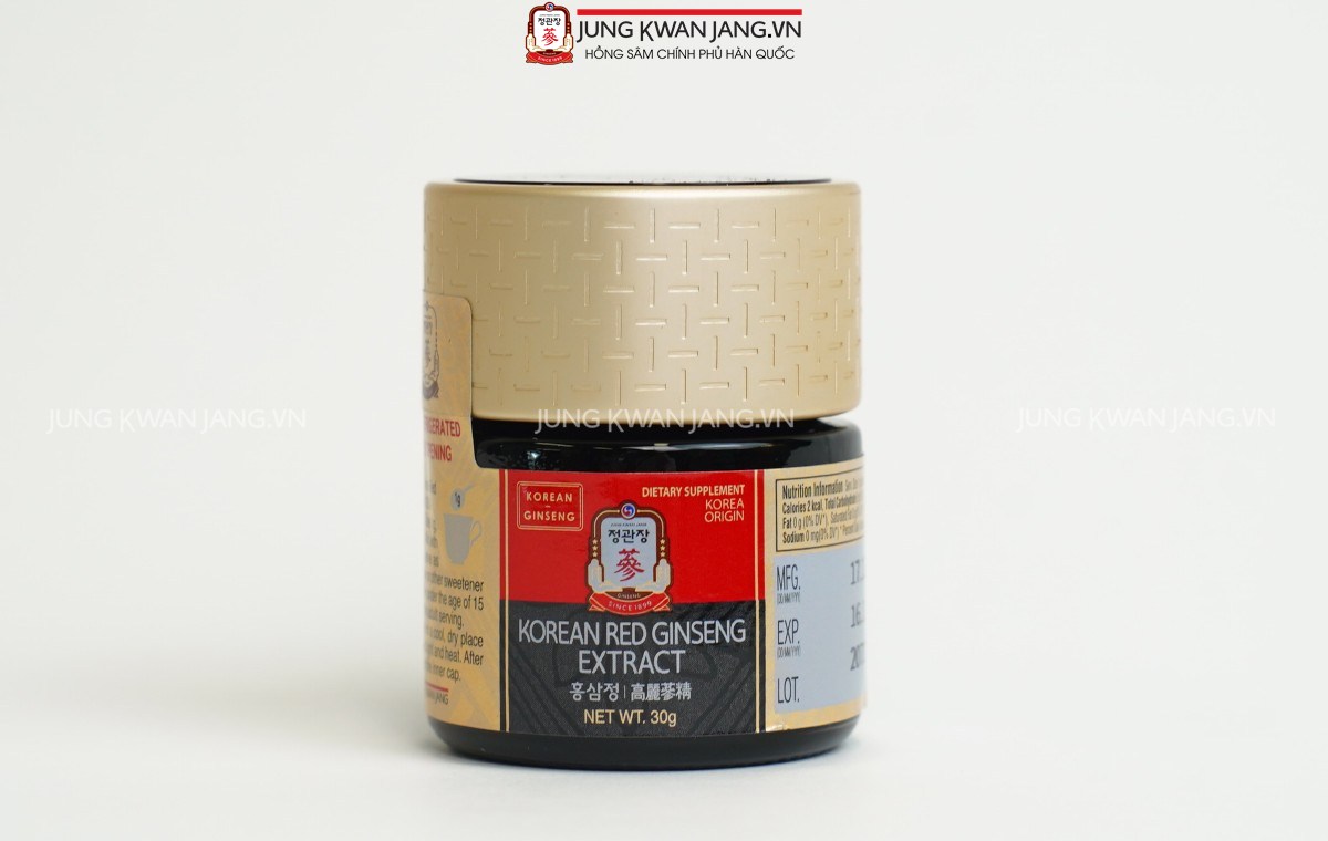 Tinh Chất Cao Hồng Sâm Jung Kwan Jang 30g – Cô đặc từ hồng sâm 6 năm tuổi, chính hãng Hàn Quốc