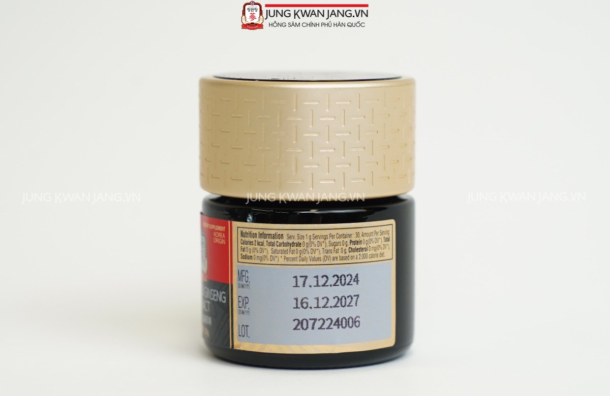 Hộp Cao Hồng Sâm Jung Kwan Jang 30g – Hỗ trợ phục hồi năng lượng, chống mệt mỏi