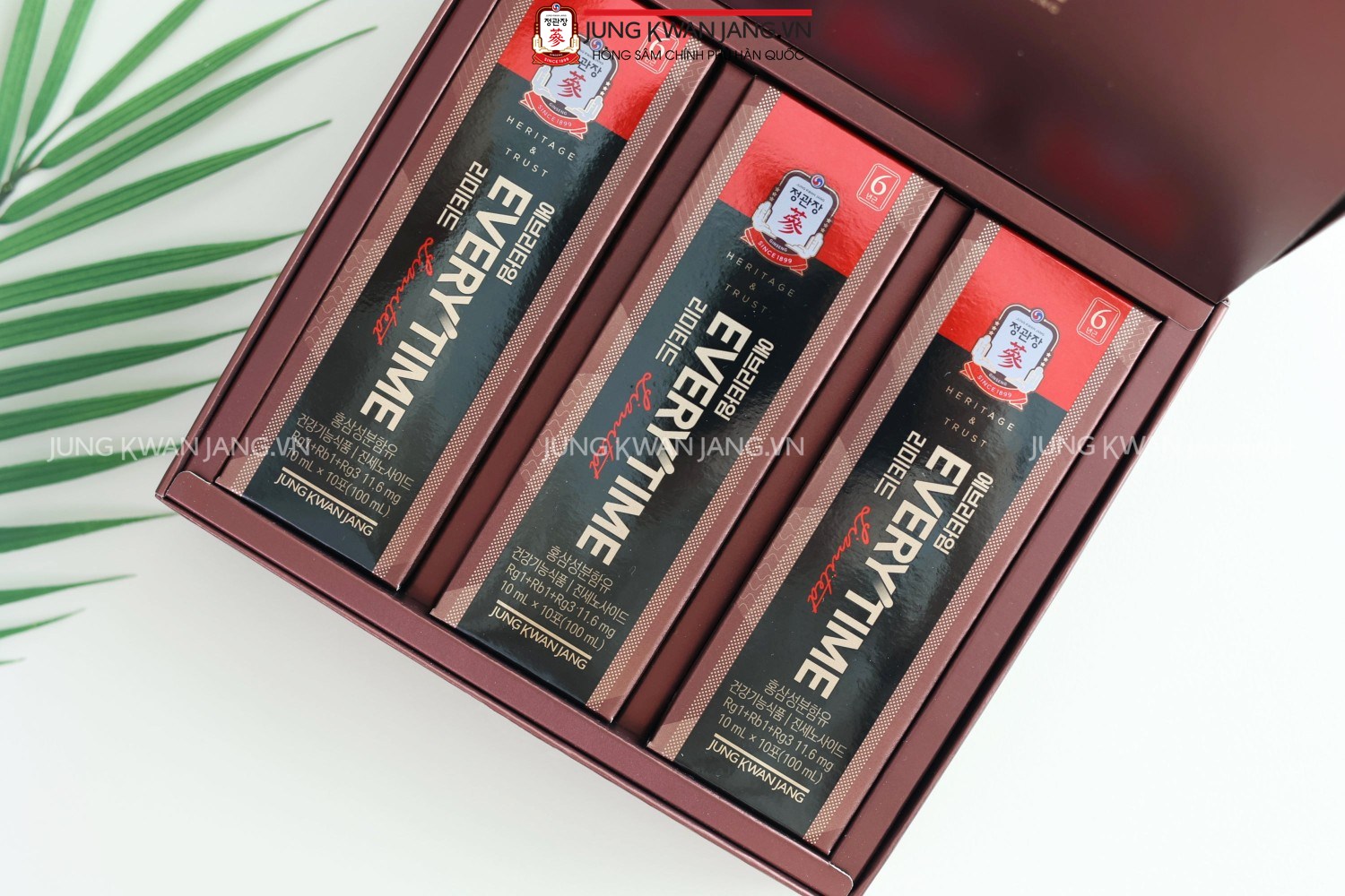 Hộp Nước Địa Sâm Everytime Limited 10ml x 30 gói tăng cường sức khỏe