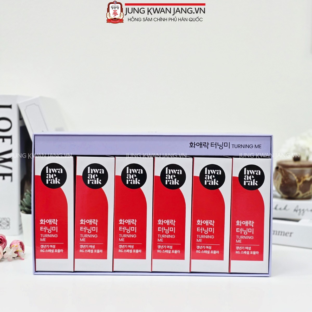 Tinh chất hồng sâm 6 năm tuổi dành cho phụ nữ Hwa Ae Rak 70ml x 30 gói