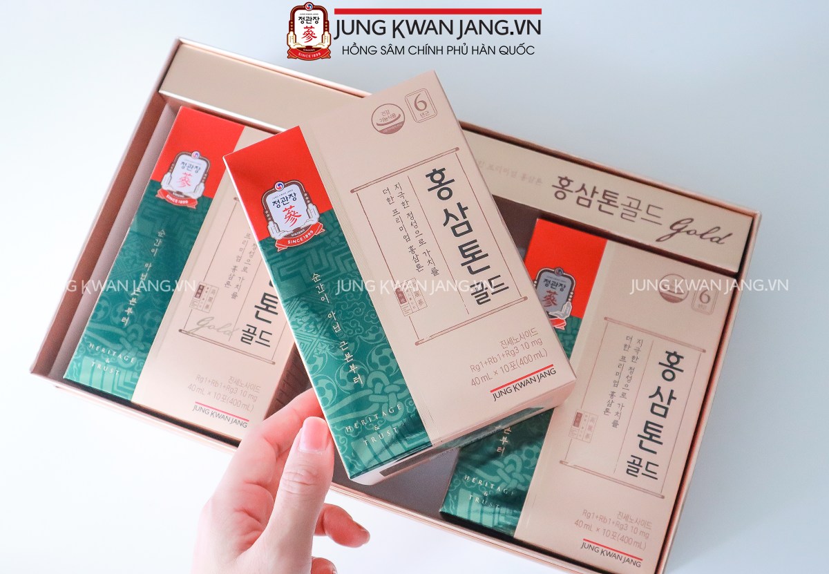 Tinh chất hồng sâm 6 năm tuổi Tonic Gold Jung Kwan Jang