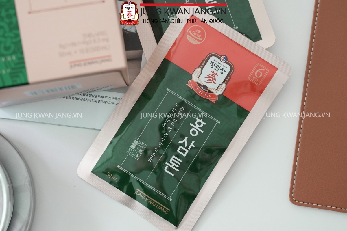 Bao bì Nước Hồng Sâm Jung Kwan Jang Tonic Mild chính hãng