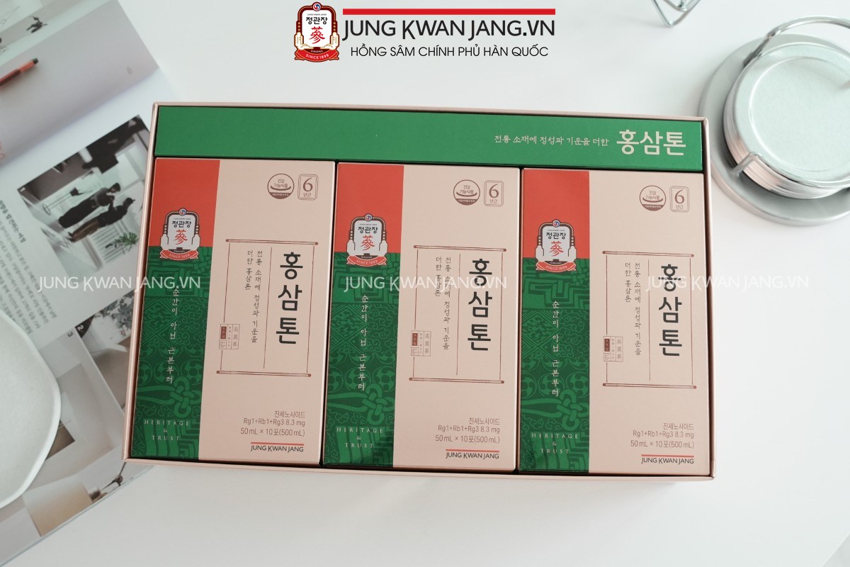 Hộp Nước Hồng Sâm KGC Tonic Mild 50ml x 30 gói