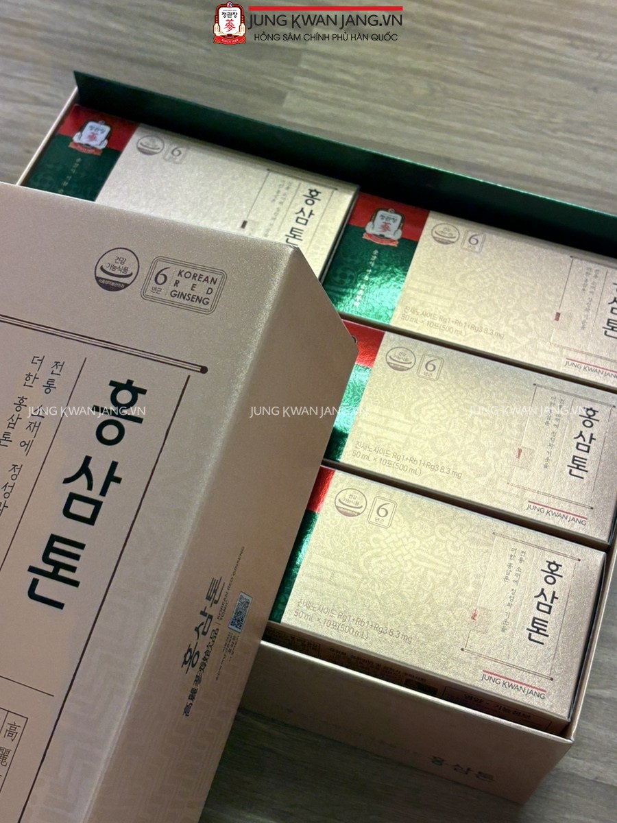Hộp Nước Hồng Sâm KGC Tonic Mild 60 gói Hàn Quốc