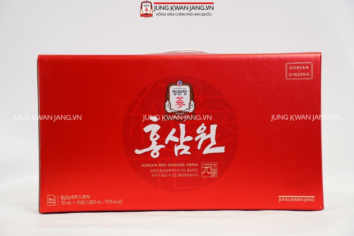 Nước Hồng Sâm Won Jung Kwan Jang 70ml x 15 gói chính hãng Hàn Quốc tại jungkwanjang.vn
