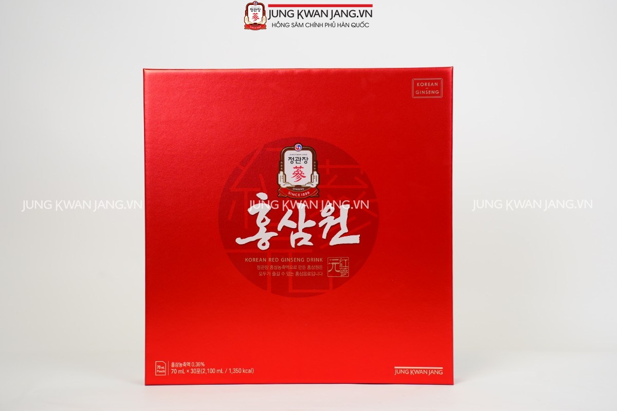 Nước Hồng Sâm Won Jung Kwan Jang 70ml x 30 gói chính hãng Hàn Quốc tại jungkwanjang.vn