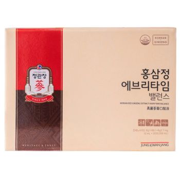 Tinh Chất Nước Hồng Sâm Jung Kwan Jang Everytime Balance 10ml x 20 Gói | Jung Kwan Jang | Jungkwanjang.vn