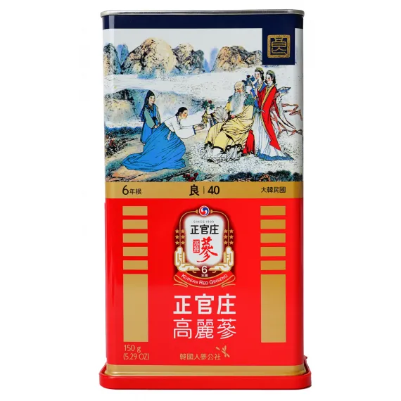 Hồng Sâm (Lương Sâm) Củ Khô Jung Kwan Jang 150g Số 40 | Jungkwanjang.vn