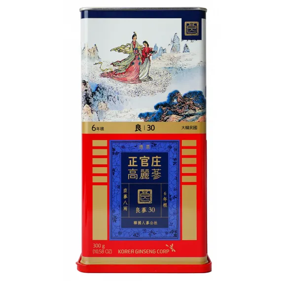 Hồng Sâm (Lương Sâm) Củ Khô Jung Kwan Jang 300g Số 30 | jungkwanjang.vn