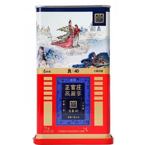Hồng Sâm (Lương Sâm) Củ Khô Jung Kwan Jang 75g Số 40 | Jungkwanjang.vn