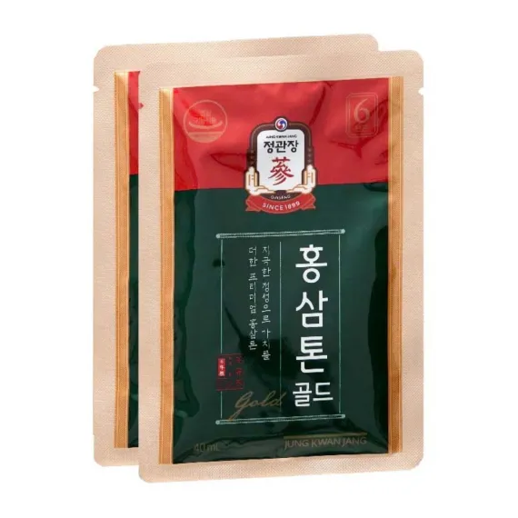 Nước Hồng Sâm Jung Kwan Jang (홍삼정) Tonic Gold 40ml x 30 Gói | Jungkwanjang.vn