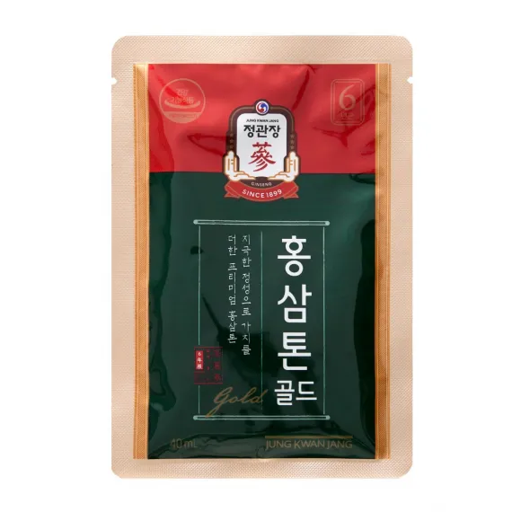 Nước Hồng Sâm Jung Kwan Jang (홍삼정) Tonic Gold 40ml x 30 Gói | Jungkwanjang.vn