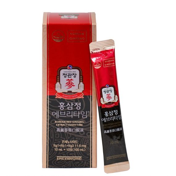 Tinh Chất Nước Hồng Sâm Jung Kwan Jang Everytime 10ml x 30 Gói | Jung Kwan Jang | Jungkwanjang.vn Tinh Chất Nước Hồng Sâm Jung Kwan Jang Everytime 10ml x 30 Gói | Jung Kwan Jang | Jungkwanjang.vn