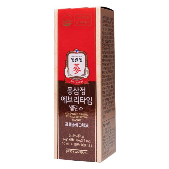 Tinh Chất Nước Hồng Sâm Jung Kwan Jang Everytime Balance 10ml x 30 Gói Tinh Chất Nước Hồng Sâm Jung Kwan Jang Everytime Balance 10ml x 30 Gói
