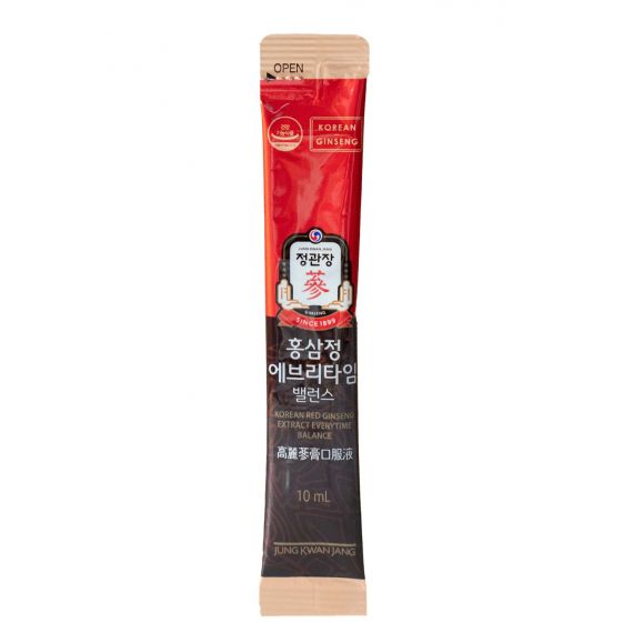 Tinh Chất Nước Hồng Sâm Jung Kwan Jang Everytime Balance 10ml x 30 Gói Tinh Chất Nước Hồng Sâm Jung Kwan Jang Everytime Balance 10ml x 30 Gói