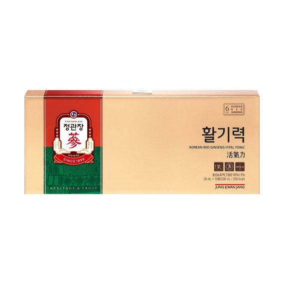 Nước Hồng Sâm Jung Kwan Jang Vital Tonic 10 ống x 20ml
 | Jung Kwan Jang | Jungkwanjang.vn Nước Hồng Sâm Jung Kwan Jang Vital Tonic 10 ống x 20ml
 | Jung Kwan Jang | Jungkwanjang.vn
