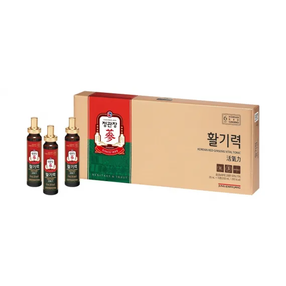 Nước Hồng Sâm Jung Kwan Jang Vital Tonic 10 ống x 20ml
 | Jung Kwan Jang | Jungkwanjang.vn Nước Hồng Sâm Jung Kwan Jang Vital Tonic 10 ống x 20ml
 | Jung Kwan Jang | Jungkwanjang.vn