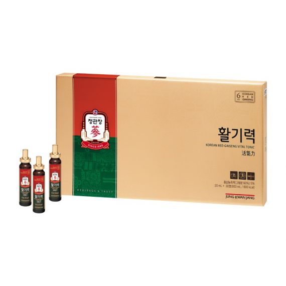 Nước Hồng Sâm Jung Kwan Jang Vital Tonic 30 ống x 20ml | Jung Kwan Jang | Jungkwanjang.vn Nước Hồng Sâm Jung Kwan Jang Vital Tonic 30 ống x 20ml | Jung Kwan Jang | Jungkwanjang.vn