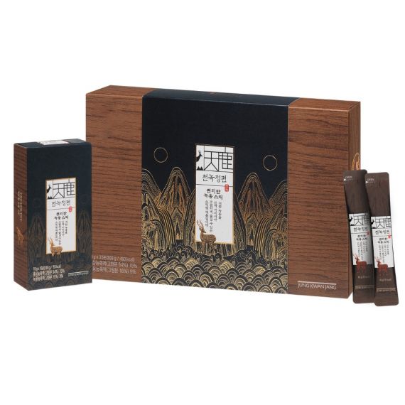 Nước Hồng Sâm Nhung Hươu Jung Kwan Jang Cheon Nok Sam 10g x 30 gói Nước Hồng Sâm Nhung Hươu Jung Kwan Jang Cheon Nok Sam 10g x 30 gói