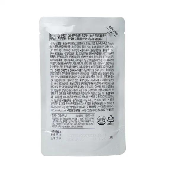 Nước Hồng Sâm Phụ Nữ Jung Kwan Jang (홍삼정) Hwa Ae Rak 70ml x 30 gói | Jungkwanjang.vn