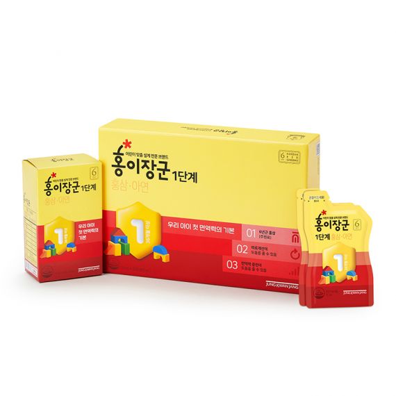 Nước Hồng Sâm Trẻ Em Jung Kwan Jang Số 1 15ml  x 30 Gói Nước Hồng Sâm Trẻ Em Jung Kwan Jang Số 1 15ml  x 30 Gói