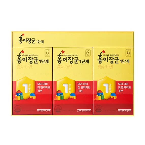 Nước Hồng Sâm Trẻ Em Jung Kwan Jang Số 1 15ml x 30 Gói